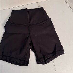 Black Women's High-Waisted Bike Shorts Size xxs